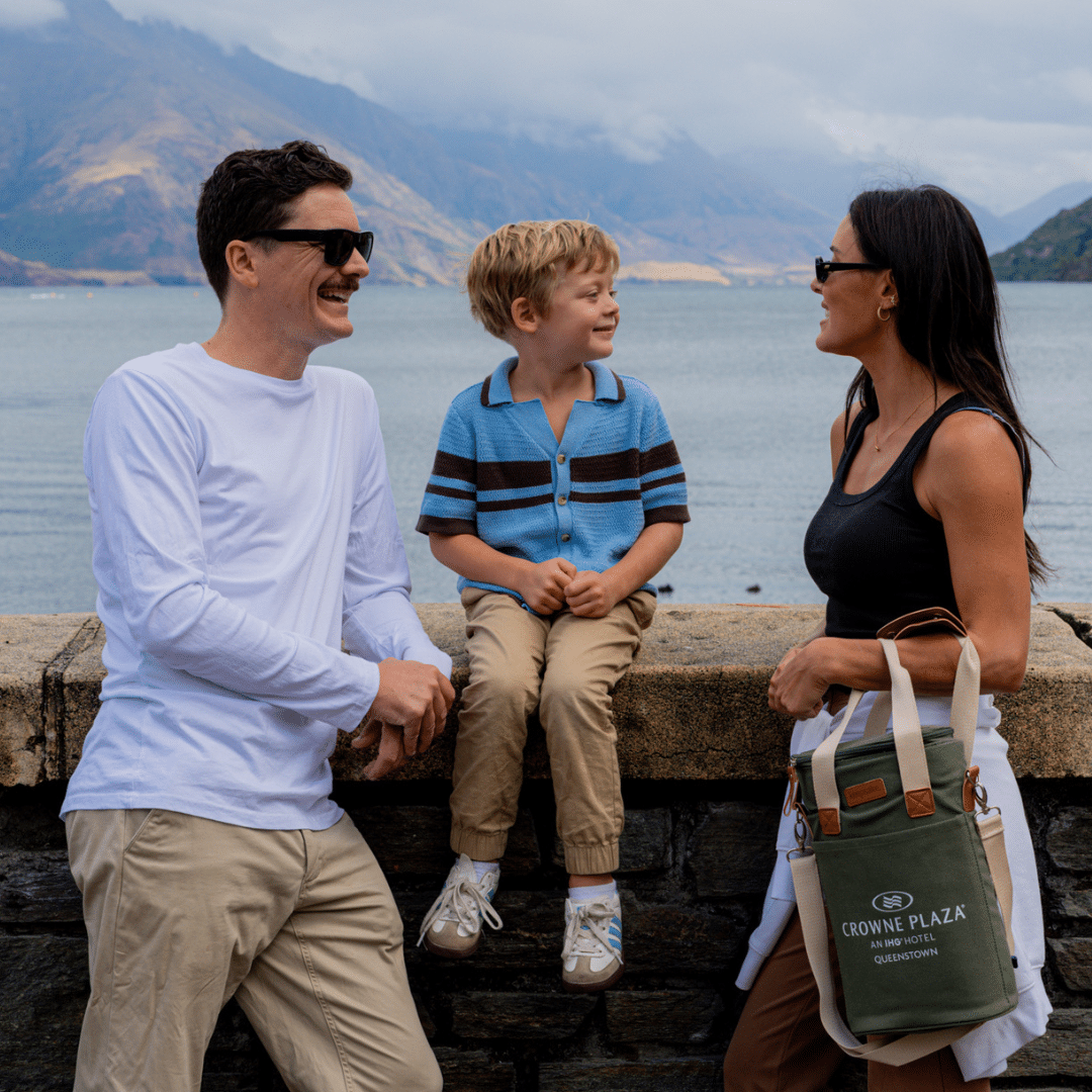 Family by Lake Wakatipu